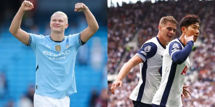 Manchester City e Tottenham golearam na Premier League (Crédito: Getty Images)
