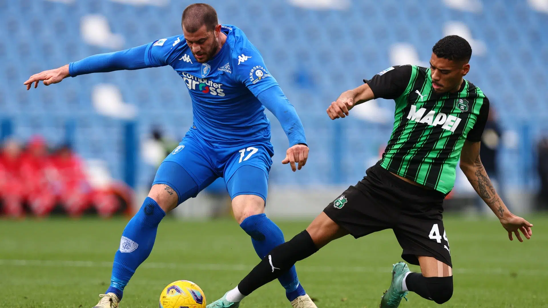 Ruan em ação pelo Sassuolo