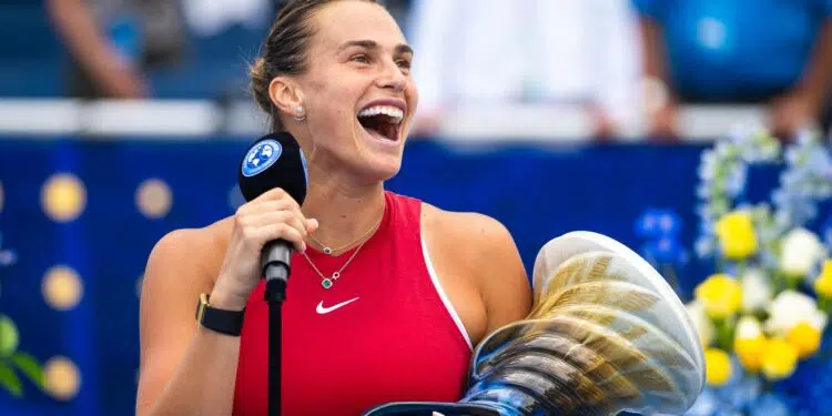 Aryna Sabalenka venceu o WTA de Cincinnati (Crédito: Getty Images)