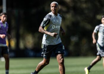 Treino do Atlético para enfrentar o San Lorenzo
