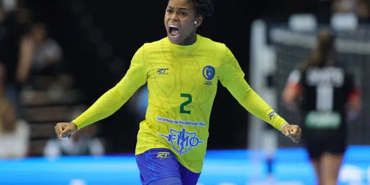 Brasil vence Espanha na estreia do handball feminino (Crédito: Getty Images)