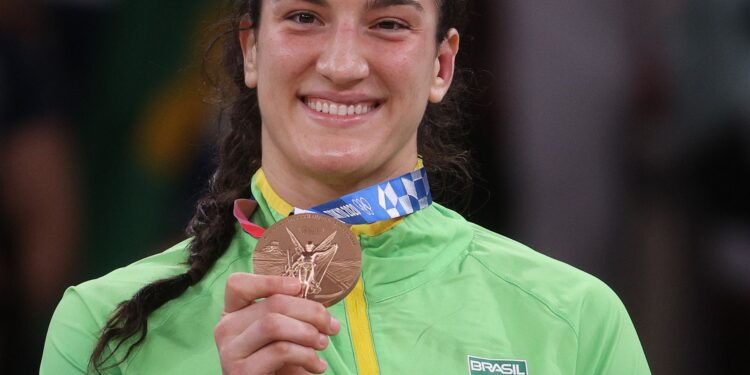 Mayra Aguiar, judoca brasileira (Crédito: Getty Images)