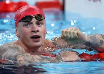 Adam Peaty em Paris 2024 (Crédito: Getty Images)