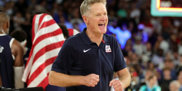Steve Kerr deve deixar o comando da seleção norte-americana de basquete (Crédito: Getty Images)