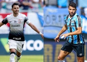 Corinthians x Grêmio no Brasileirão 2024 (Crédito: Rodrigo Coca/Agência Corinthians/Lucas Uebel/Grêmio/Flickr)