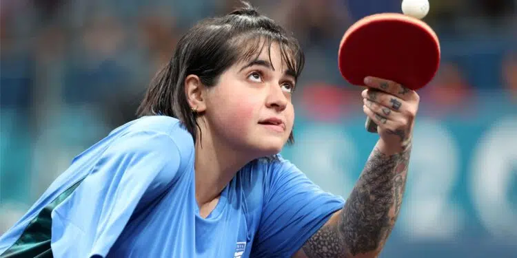 Bruna Alexandre, do tênis de mesa, em Paris 2024