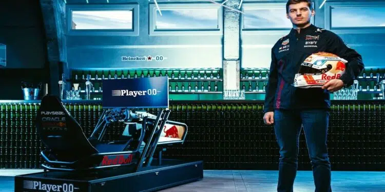 Anuncio da parceria entre Verstappen e Heineken. (Foto: Reprodução / Heineken)