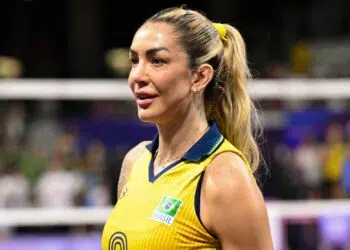 Thaisa na Seleção Brasileira de Vôlei (Crédito: Getty Images)
