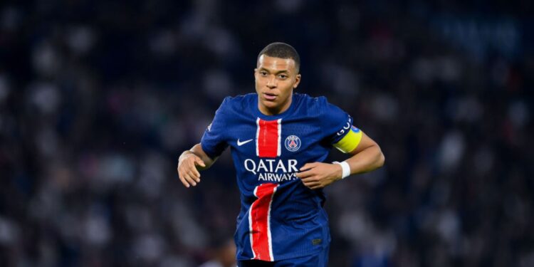 Mbappé em jogo pelo PSG