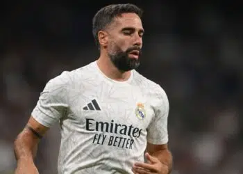 Dani Carvajal atuando pelo Real Madrid