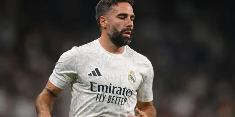 Dani Carvajal atuando pelo Real Madrid