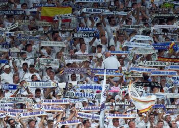 Torcida do Real Madrid durante jogo da Champions - Créditos: Getty Images