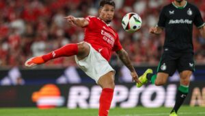 O Al-Hilal oficializou nesta segunda-feira (3) a contratação do atacante Marcos Leonardo, que estava atuando pelo Benfica.
