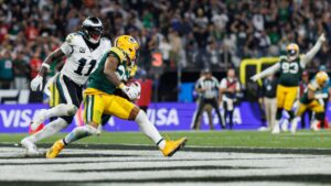 O Brasil recebeu de braços abertos a NFL em sua primeira partida realizada no país, nesta sexta-feira (6), na Neo Química Arena, em São Paulo.