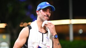 Daniel Ricciardo depois do GP de Singapura