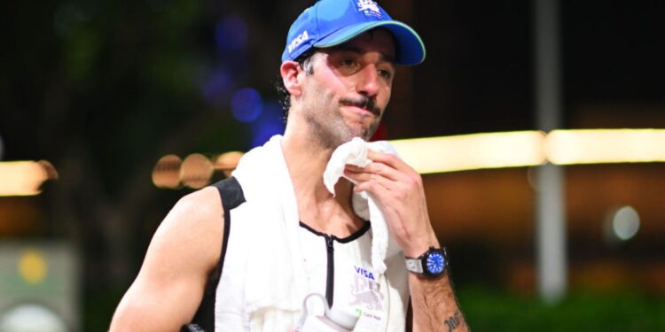 Daniel Ricciardo depois do GP de Singapura