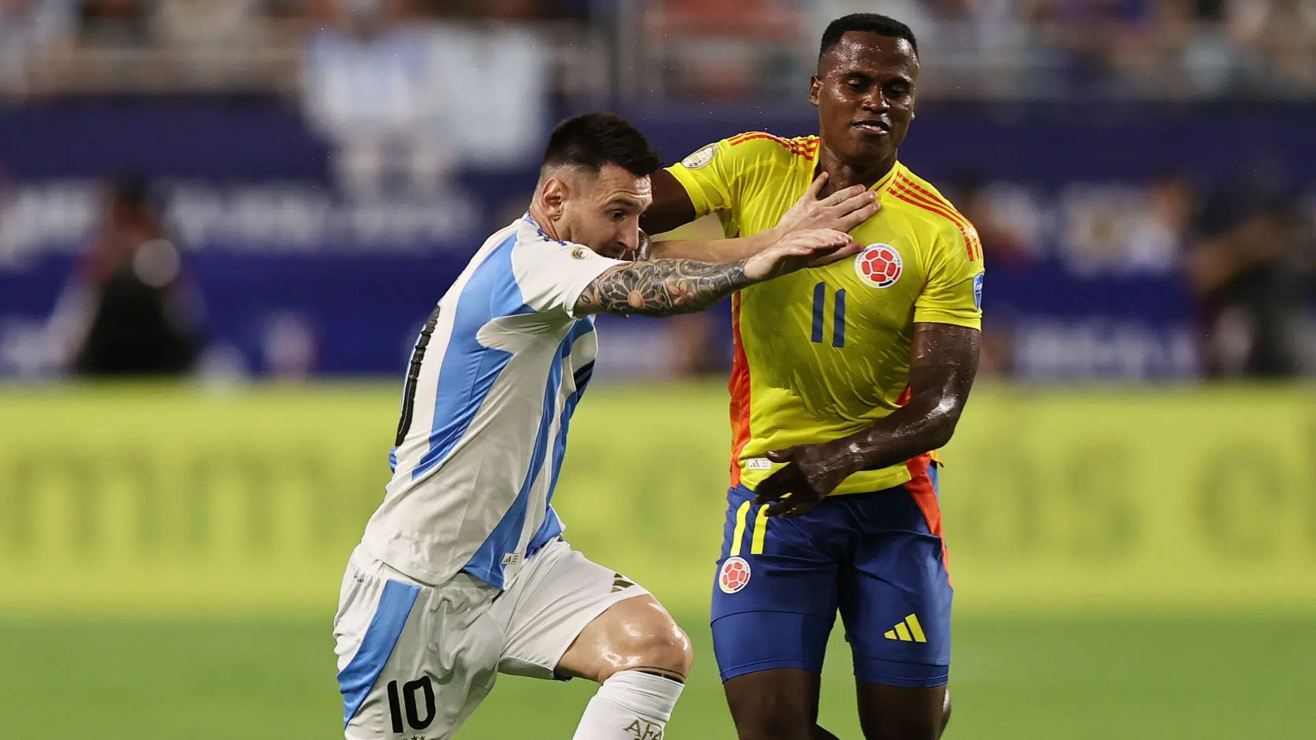 Jhon Arias em ação na final da Copa América (Crédito: Getty Images)