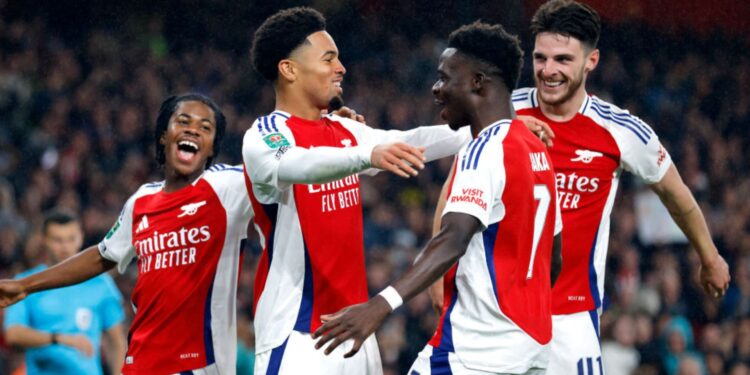 arsenal goleou o bolton wanderers pela carabao cup