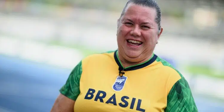 Beth Gomes conquista ouro no arremesso de disco (Crédito: Getty Images)
