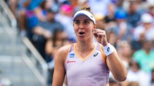 Bia Haddad comemora vitória após se garantir na decisão em Seul