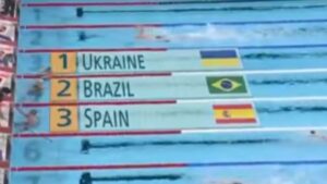 Brasil é prata no revezamento 4x100 misto até 49