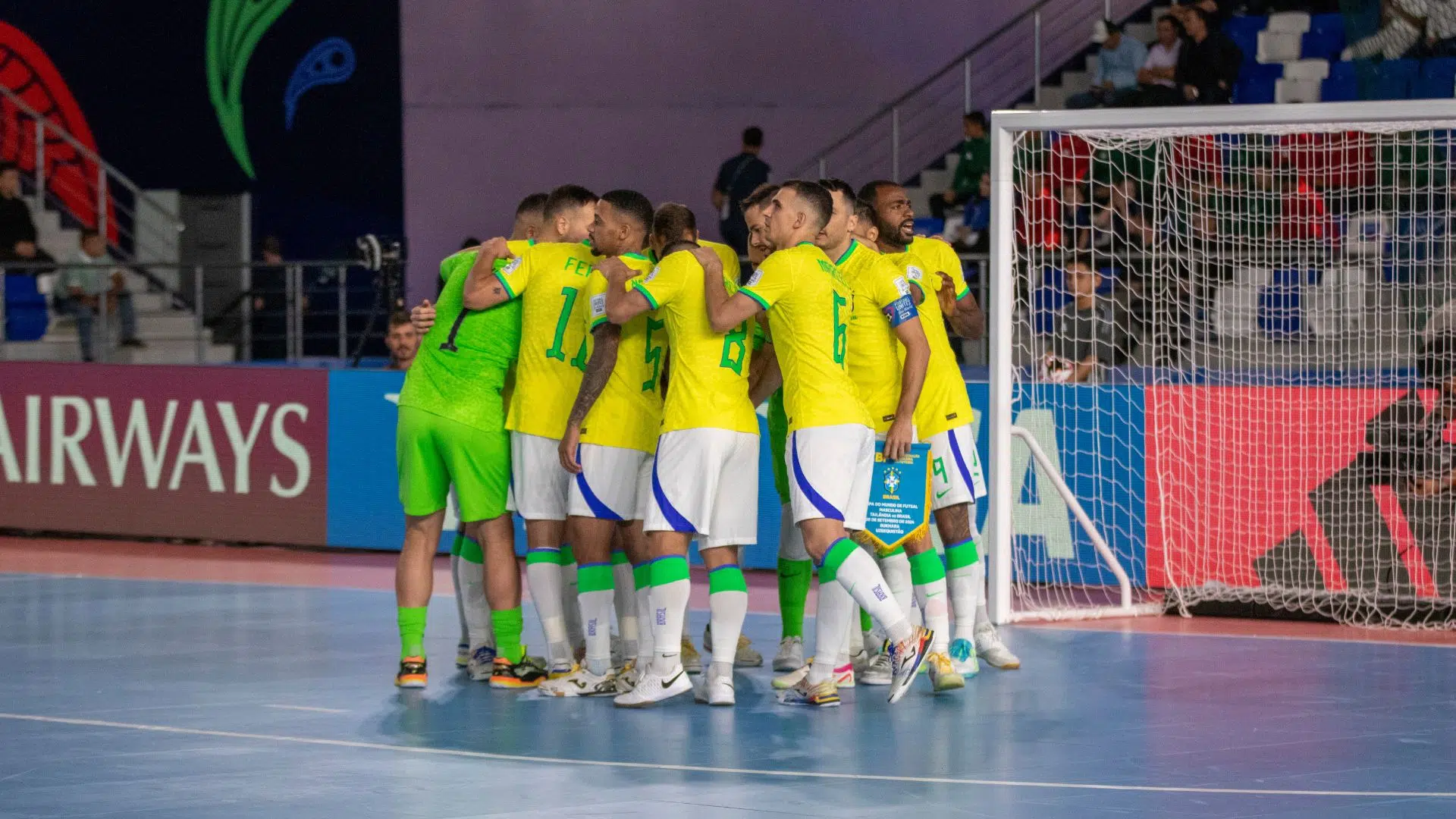 Brasil está nas quartas de final da Copa do Mundo de Futsal