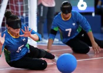 Brasil perde para a China e fica fora do pódio no Golbol