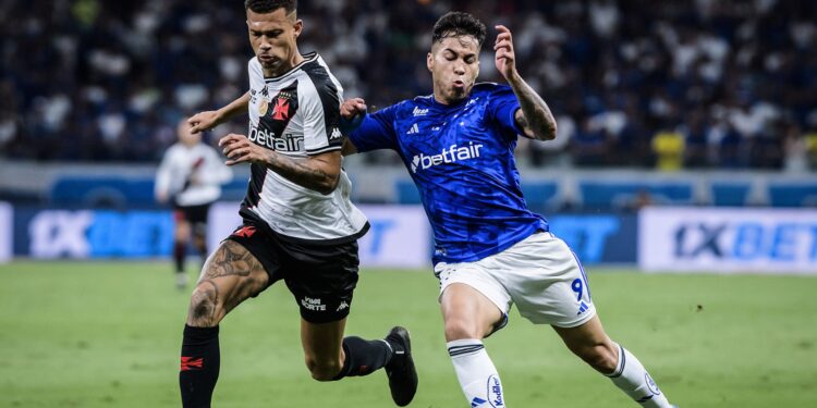 Cruzeiro e Vasco ficam no empate pelo Brasileirão