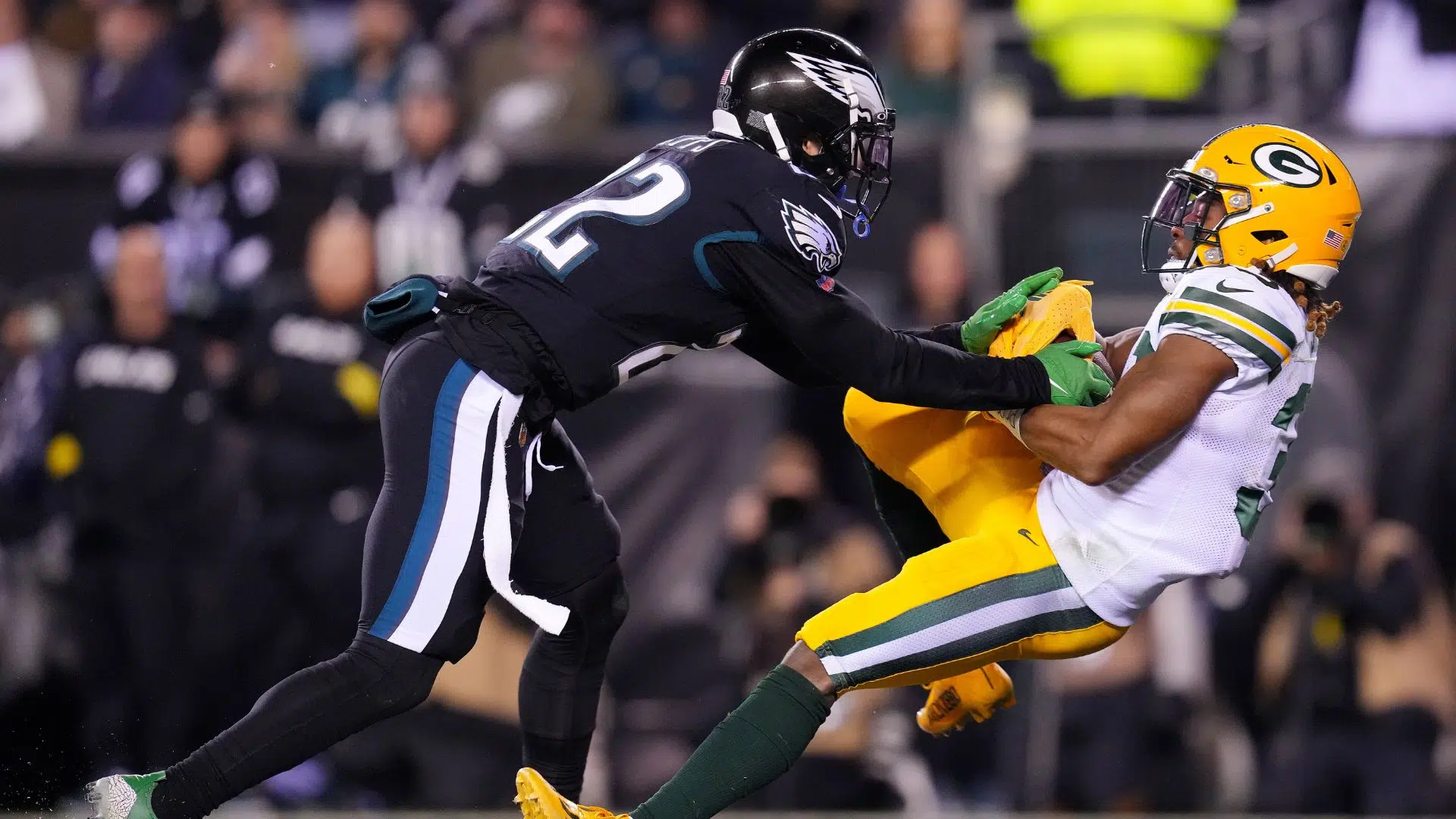 Último confronto entre Eagles e Packers na NFL, em 2022 (Crédito: Getty Images)