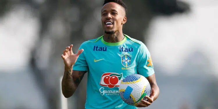 Éder Miltão sofre lesão muscular na Seleção Brasileira (Crédito: Rafael Ribeiro / CBF)