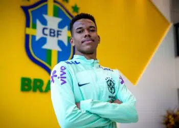 Estêvão admite nervosismo na Seleção Brasileira (Crédito: Joilson Marconne / CBF)