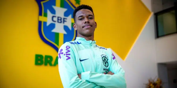 Estêvão admite nervosismo na Seleção Brasileira (Crédito: Joilson Marconne / CBF)