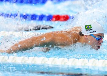 Gabriel Bandeira, nadador em Paris 2024