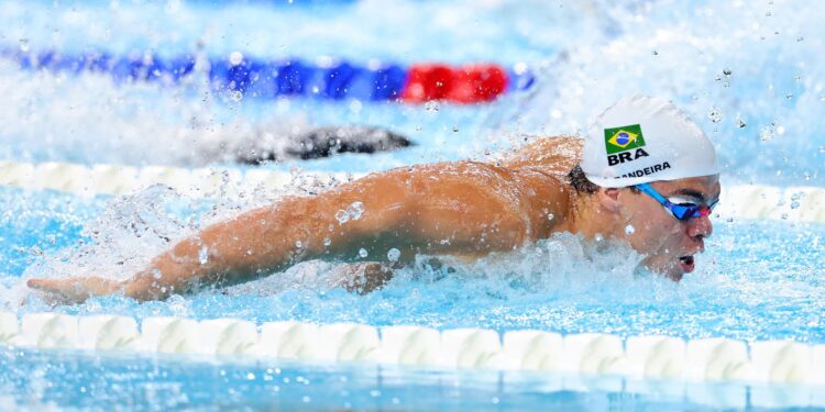 Gabriel Bandeira, nadador em Paris 2024