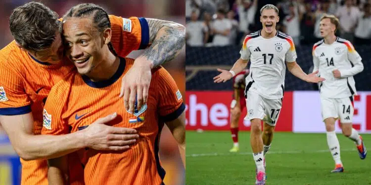 Holanda e Alemanha pela Liga das Nações