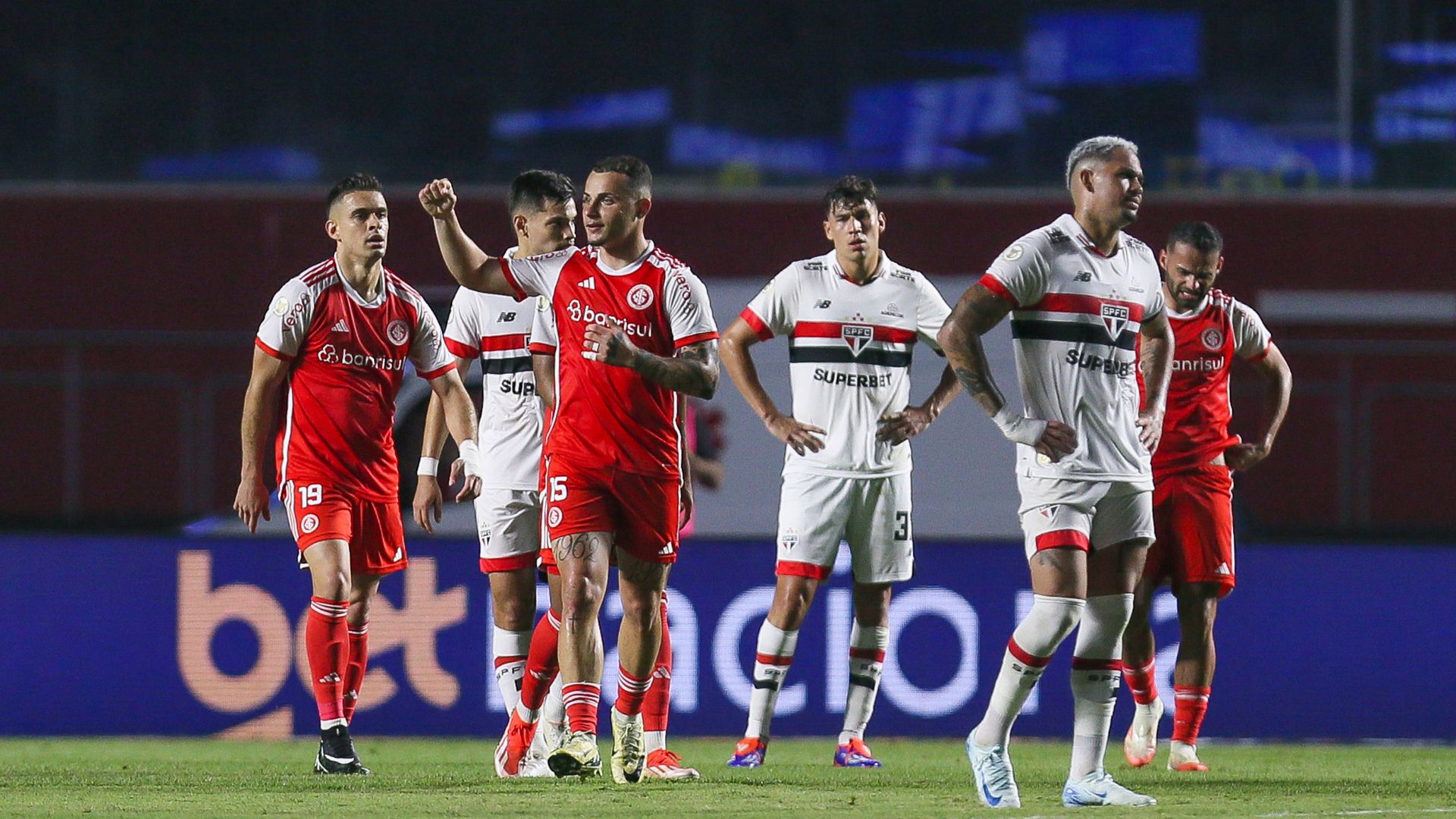 São Paulo foi derrotado para o Internacional no Brasileirão