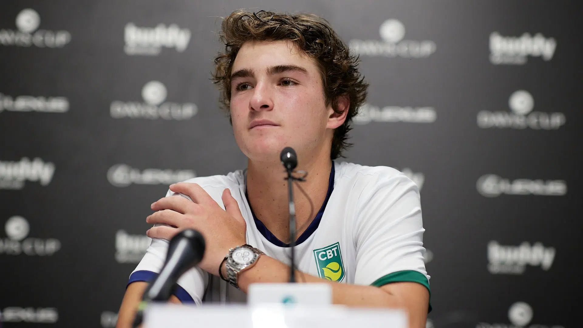 João Fonseca concedeu entrevista após a derrota para Berrenttini (Crédito: Getty Images)