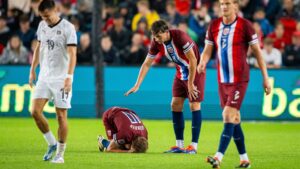 Martin Odegaard sofre lesão no tornozelo e preocupa Arsenal (Crédito: Getty Images)