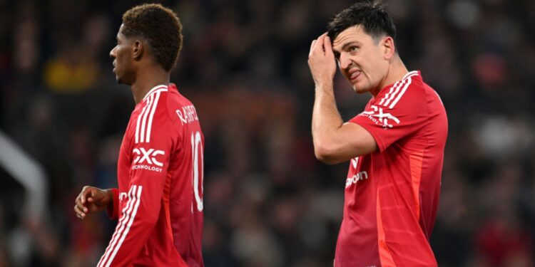 Rashord e Maguire, jogadores do Manchester United