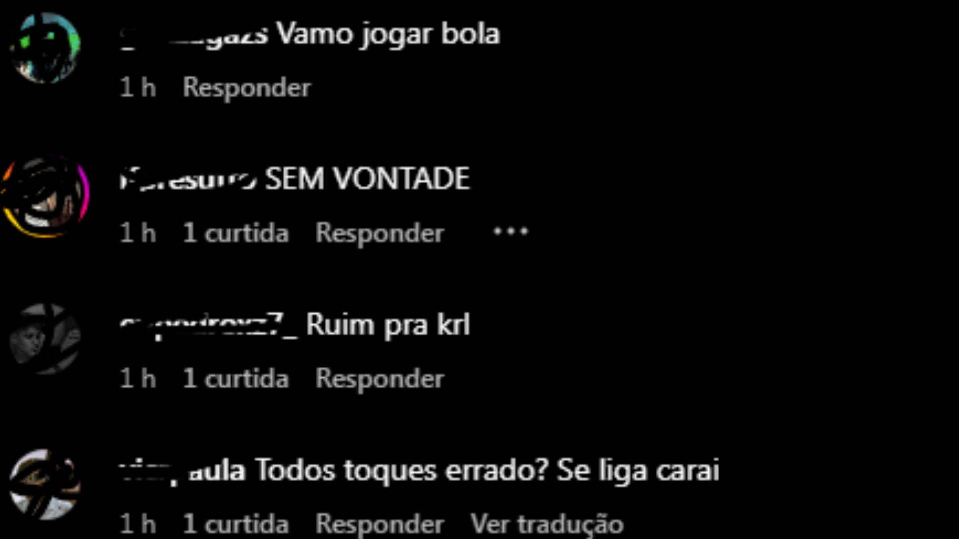 Coment&aacute;rios no Instagram de Memphis Depay