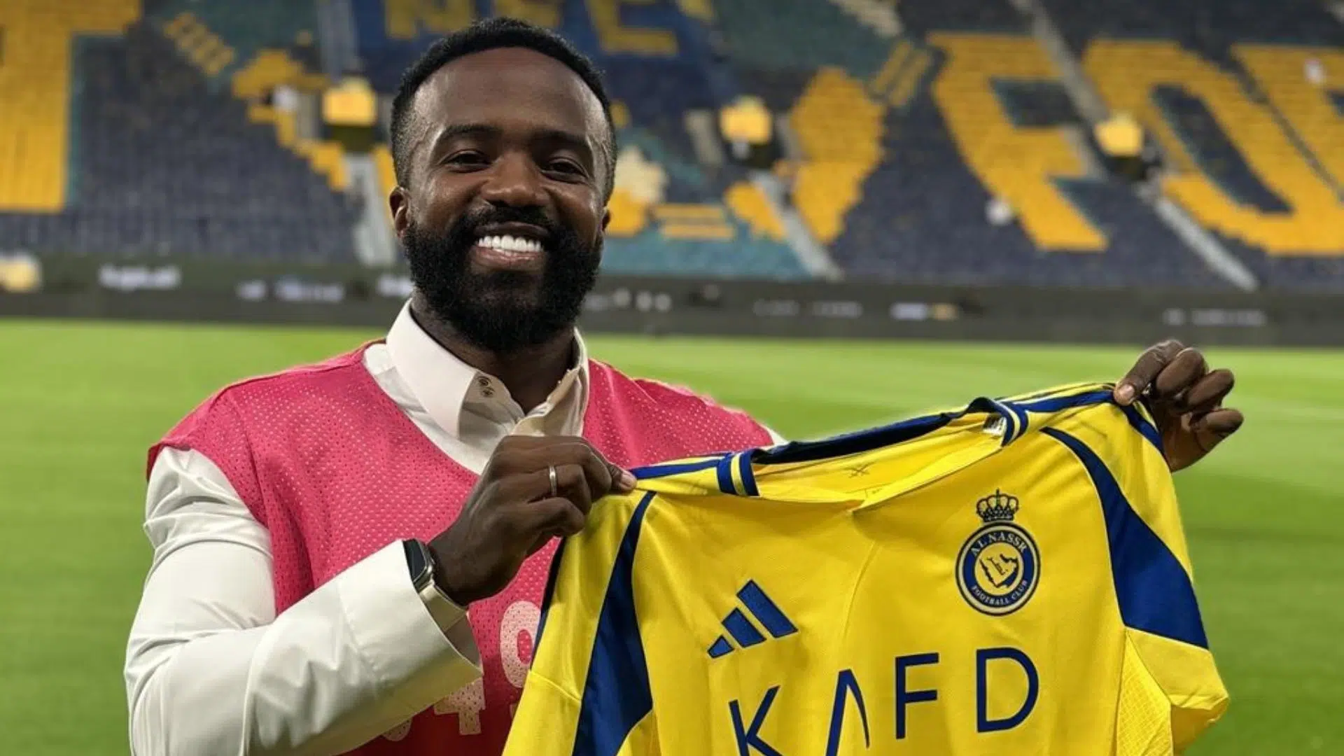 O influenciador brasileiro acompanhou os bastidores de um jogo da SPL, da Arábia Saudita