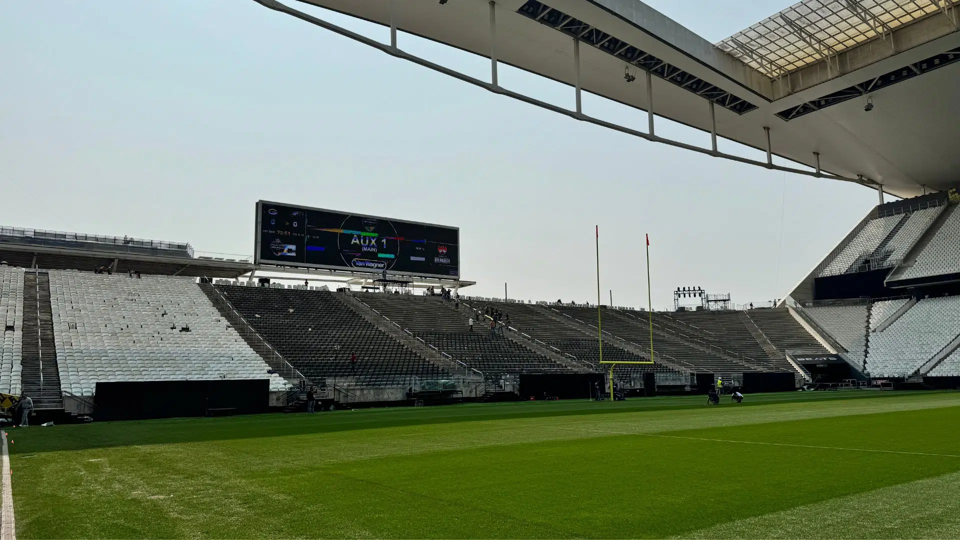 Neo Química Arena está pronta para partida da NFL