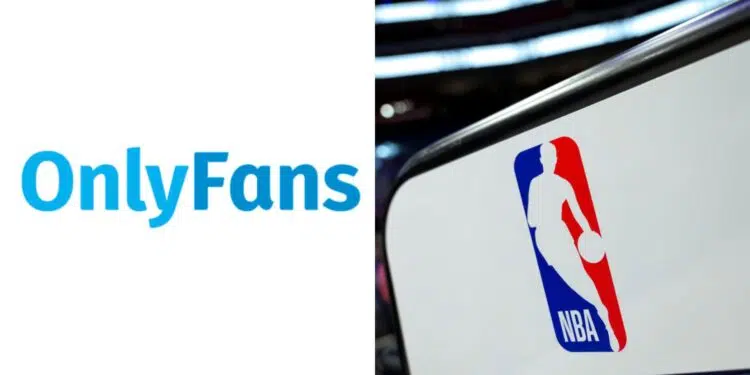 Logos do OnlyFans e NBA