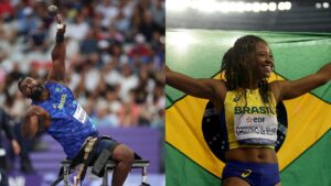 Thiago Paulino e Zileide Cassiano faturam medalhas de prata (Crédito: Getty Images)