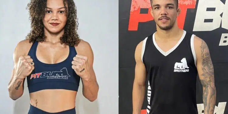 Mariana Salles e Ivan Santos entram em ação nesta sexta-feira (13) no Empire MMA 9 – Foto: divulgação