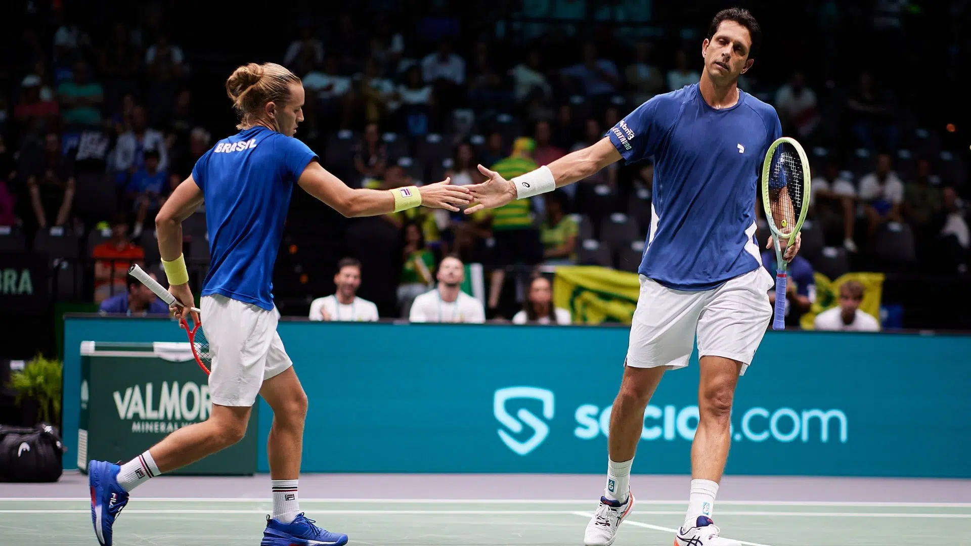 Rafael Matos e Marcelo Melo foram os únicos brasileiros que venceram nesta primeira rodada (Crédito: Getty Images)