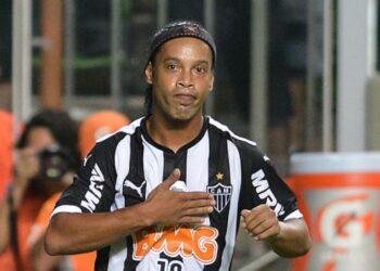 Ronaldinho Gaúcho em ação pelo Atlético-MG