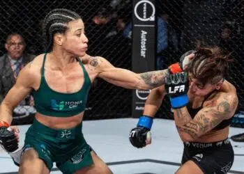 Atual campeã peso-palha da LFA, Rose Conceição sonha em chegar ao UFC – Foto: divulgação LFA