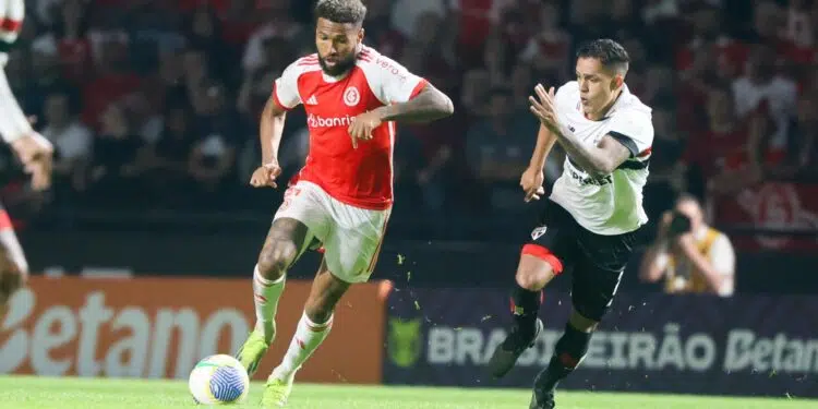 Wesley e Igor Vinicius, no primeiro São Paulo x Internacional da temporada