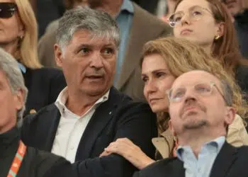 Toni Nadal acompanhando partida de Roland Garros, em 2024